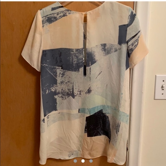 Aritzia silk print blouse - Picture 2 of 3